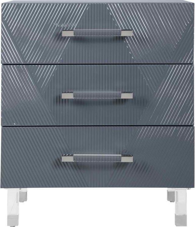 Meridian Furniture Anastasia Grey Side Table-0