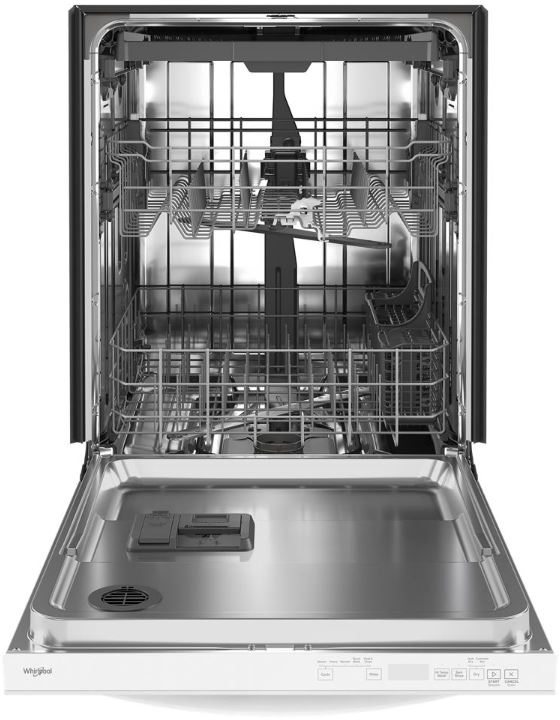Whirlpool dishwasher white stainless steel tub hotsell