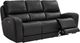 Leather Italia™ Cambria Bel Vista Black Power Reclining Sofa-0