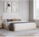 Modus Furniture Wallen White Sand California King Upholstered Bed-1