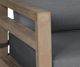 CabanaCoast® Customizable Landing Wooden Outdoor Ottoman-5