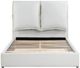 Coaster® Gwendoline White Upholstered Queen Platform Bed-2