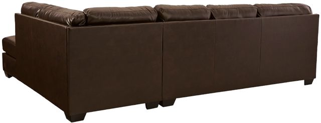 Signature Design by Ashley® Donlen 2-Piece Chocolate Right-Arm Facing Sofa Sectional and Chaise-1