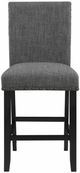 Global Furniture USA D1622 2-Piece Black Bar Stool Set-2