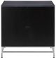 Currey & Company Marcel Navy Lacquered Linen Nightstand-3