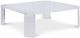 Century® Thomas O'Brien Phoenix 16" Glass Top Coffee Table with Clear Base-0