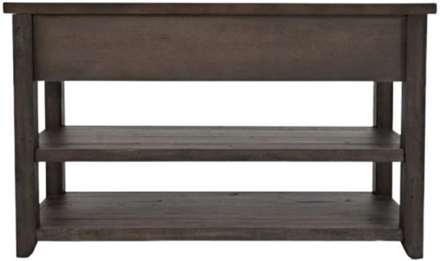 Jofran Inc. Madison County Harris Barnwood Console Table-2
