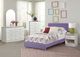 Nationwide Furniture Distributors 3 Piece Purple/White Twin Bedroom Set-0