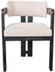 Nest Home Collections Atlas Black Wash/Vogar Beige Dining Chair -2