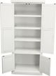 American Heartland Manufacturing Bright White Double Door Pantry-2
