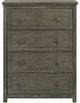 Elements International Trey 3-Piece Grey Wire Brushed Bedroom Set -3