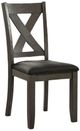 Furniture of America® Cilgerran 2-Piece Gray Side Chair Set-0