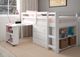 Nationwide Furniture Distributors White Twin Loft Bed-0