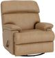 Flexsteel® Customizable Geneva Leather Manual Swivel Gliding Recliner-1