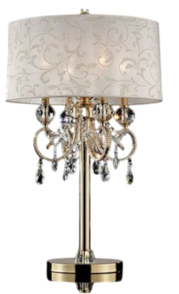 Furniture of America® Deborah Gold Table Lamp-0