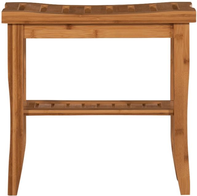 Linon Bracken Natural Bamboo Accent Stool-3