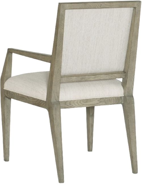 Hooker® Furniture Linville Falls Linn Cove Mink/Remington Porcelain Upholstered Dining Arm Chair-3