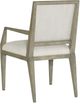 Hooker® Furniture Linville Falls Linn Cove Mink/Remington Porcelain Upholstered Dining Arm Chair-3