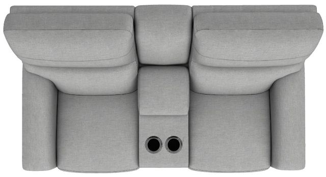 La-Z-Boy® Ava Oyster Power Reclining Loveseat with Console and Headrest-4