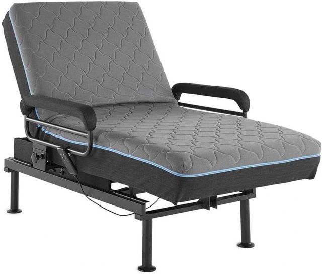 Bernards EZY Out Bed 6" Memory Foam Firm Twin XL Mattress and Adjustable Foundation-2