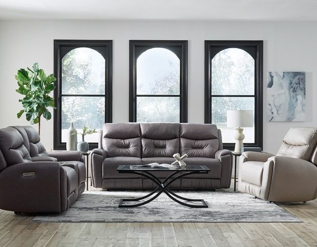 Southern Motion™ Customizable Point Break Power Reclining Sofa with Headrest and Triple Power-1