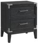 Intercon Laguna Weathered Steel 17" Nightstand-1