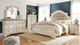 Signature Design by Ashley® Realyn 5-Piece Chipped White Queen Panel Bed Set-5