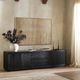 Four Hands Warby Worn Black Media Console-1