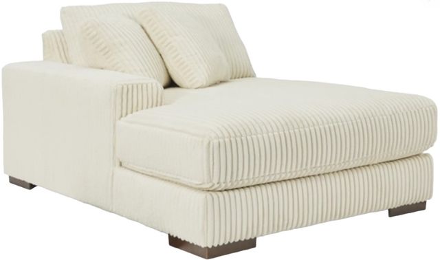 Signature Design by Ashley® Lindyn 2-Piece Ivory Small Spaced Sectional and Super Chaise-1