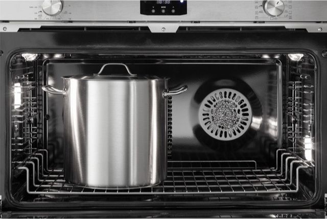 Verona® Stainless Steel 30'' Telescopic Gliding Rack Wall Oven-2