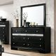 Furniture of America® Chrissy 5-Piece Black Queen Bedroom Set-2