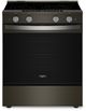 Whirlpool® 30" Black-on-Stainless Slide-In Electric Range-0