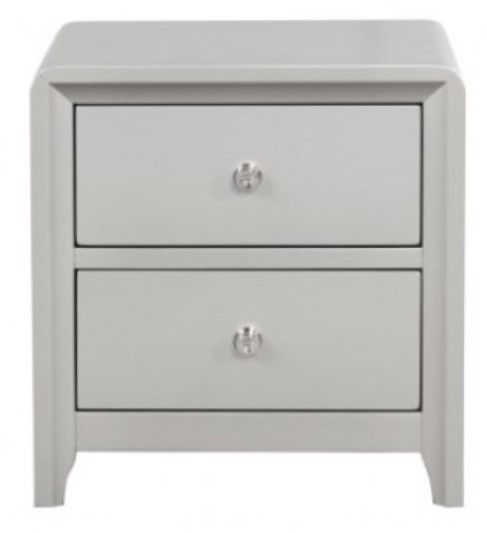 Furniture of America® Bryne Champagne Nightstand-2
