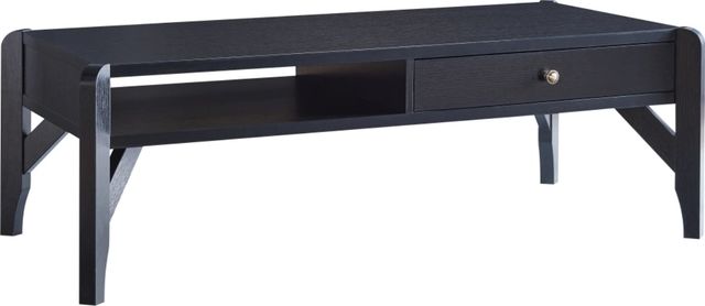 Brassex Inc. Black Coffee Table-0