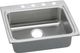 Elkay Lustertone® Classic Lustrous Satin 25" x 22" x 5" 2-Hole Single Bowl Drop-In ADA Sink-0
