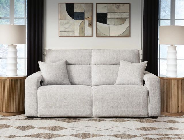 Signature Design by Ashley® ModMax II 2-Piece Stone Power Reclining Loveseat-1