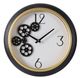 A & B Home Black/White Sleek Gear Clock-0