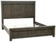 Liberty Furniture Thornwood Hills 3-Piece Rock Beaten Brown with Saw Cuts Queen Panel Bedroom Set-2