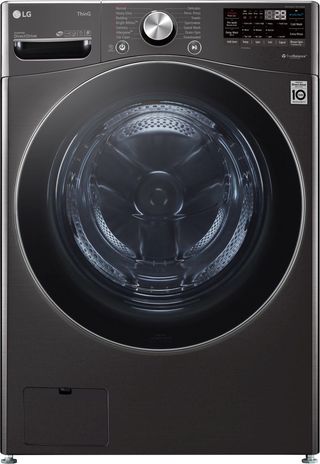 LG 5.0 Cu. Ft. Black Steel Front Load Washer with with TurboWash™ 360° and Built-In Intelligence