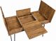Coaster® Sheeran Rustic Amber Writing Desk-4