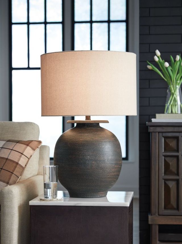 Signature Design by Ashley® Carlenbury Antique Brown Table Lamp-2