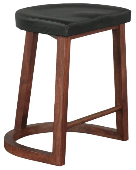 Home Trends & Design Lenox Walnut Counter Stool-0