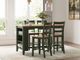 Signature Design by Ashley® Gesthaven 5-Piece Natural/Green Counter Height Dining Table Set-3