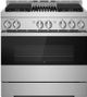 JennAir® NOIR™ 36" Stainless Steel Pro Style Gas Range-0