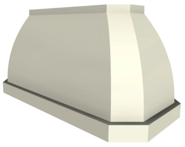 Vent-A-Hood® Designer Series 60" Biscuit Island Range Hood-1
