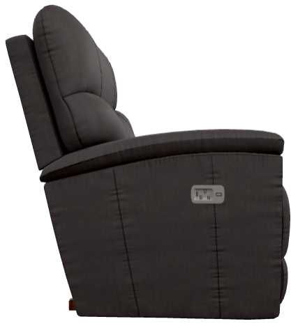 La-Z-Boy® Trouper Walnut Leather Power Rocking Recliner with Headrest and Lumbar-2