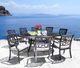CabanaCoast® Customizable Pure Cast Aluminum 60'' Outdoor Round Dining Table-3