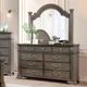 Furniture of America® Pamphilos 4-Piece Gray Queen Bedroom Set-1