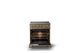 Viking® 5 Series 30" Golden Hour Pro Style Electric Range with Brushed Brass Trim-1