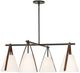 Uttermost® Reins White 4-Light Accent Straps Chandelier-0